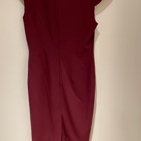 Jaques Vert Burgundy Dress - Picture 3 of 8